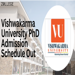 Vishwakarma University PhD Admission Schedule Out
